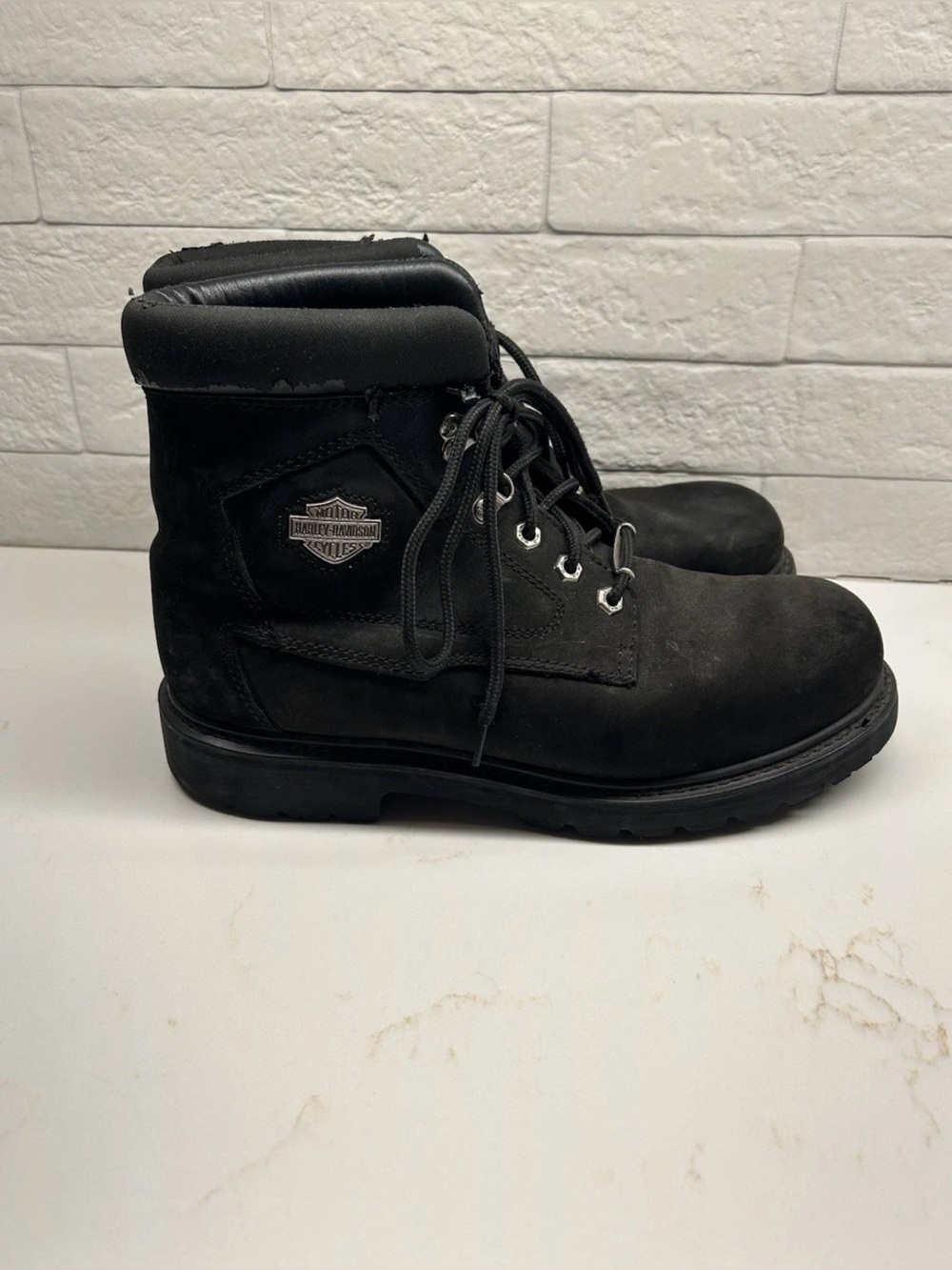 Harley-Davidson Badlands Men's Motorcycle Boots - Black, US 10.5 (D91005)